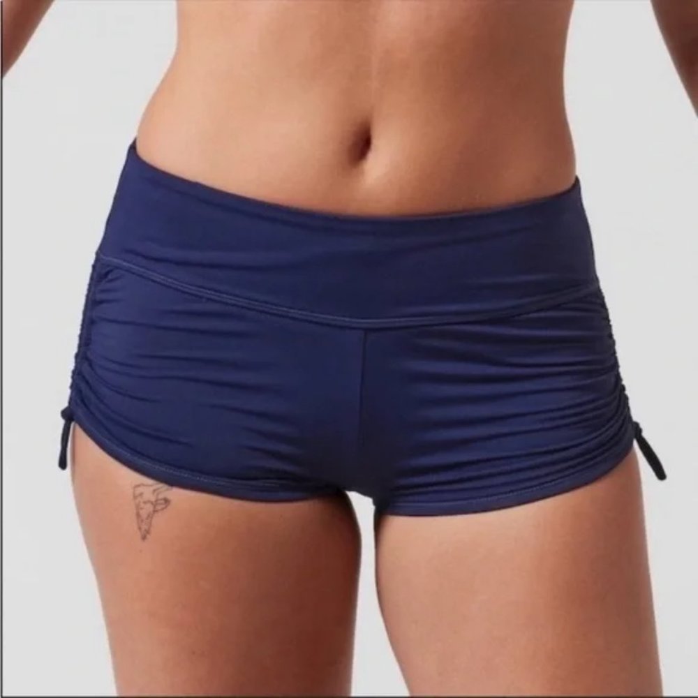 Athleta Blue XXS High Waist Swim Bottom